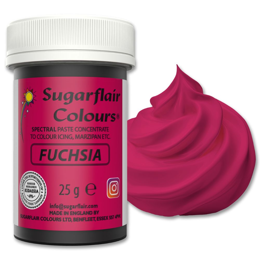 Sugarflair Fuchsia - Spectral Paste Concentrate Food Colouring 25g