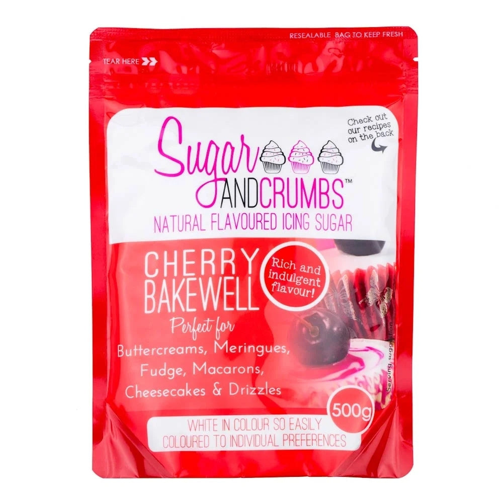 Sugar & Crumbs Cherry Bakewell Icing Sugar 500g