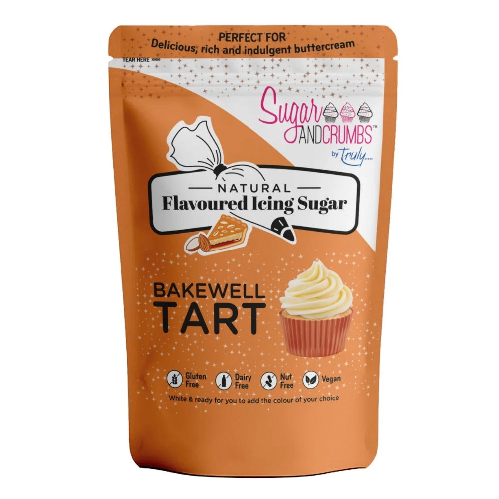 Sugar & Crumbs Bakewell Tart - Natural Flavoured Icing Sugar 500g