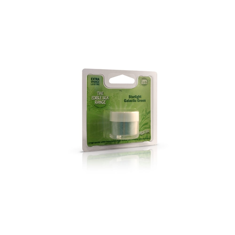 Rainbow Dust Starlight Emerald Green Edible Lustre Dust