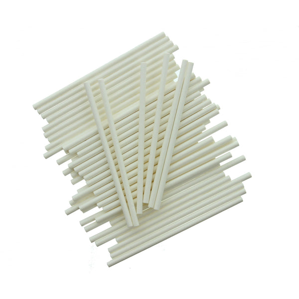 The Cake Decorating Co. 4 inch White Cake Pop Sticks x 25