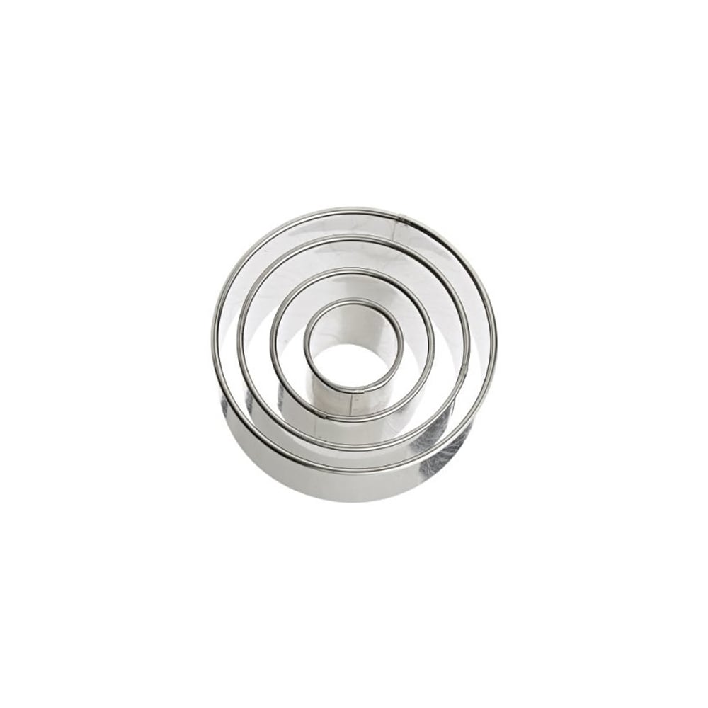 Ateco Plain Round Cutters - 4 Piece Set