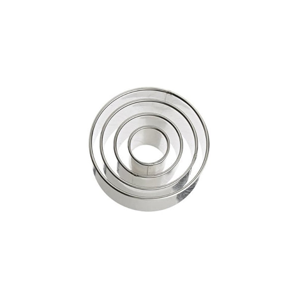 Ateco Plain Round Cutters - 4 Piece Set