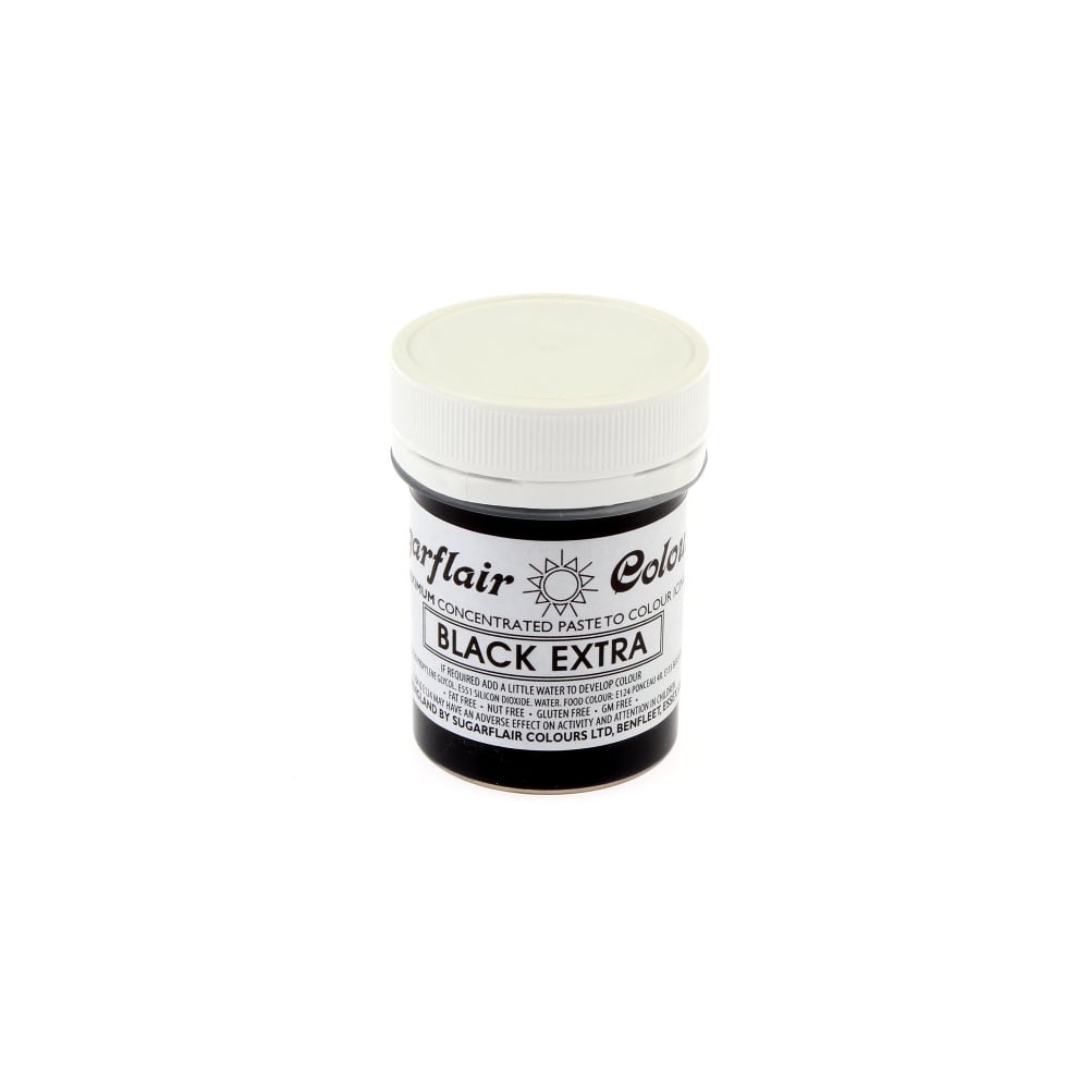 Sugarflair Black Extra - Max Concentrated Paste Colouring 42g