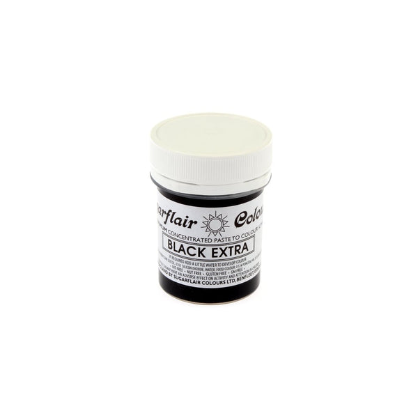 Sugarflair Black Extra - Max Concentrated Paste Colouring 42g