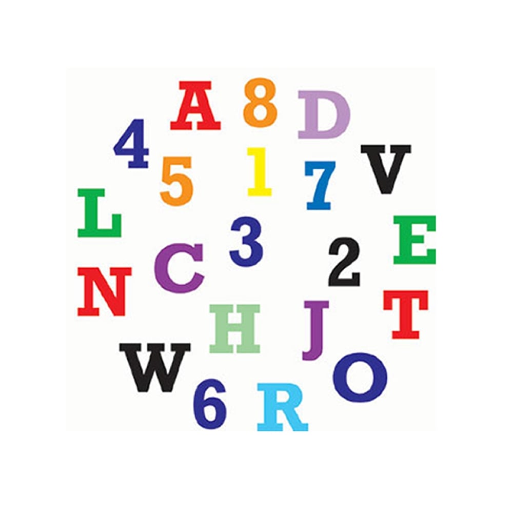 FMM Alphabet And Numbers Tappit Cutter Set
