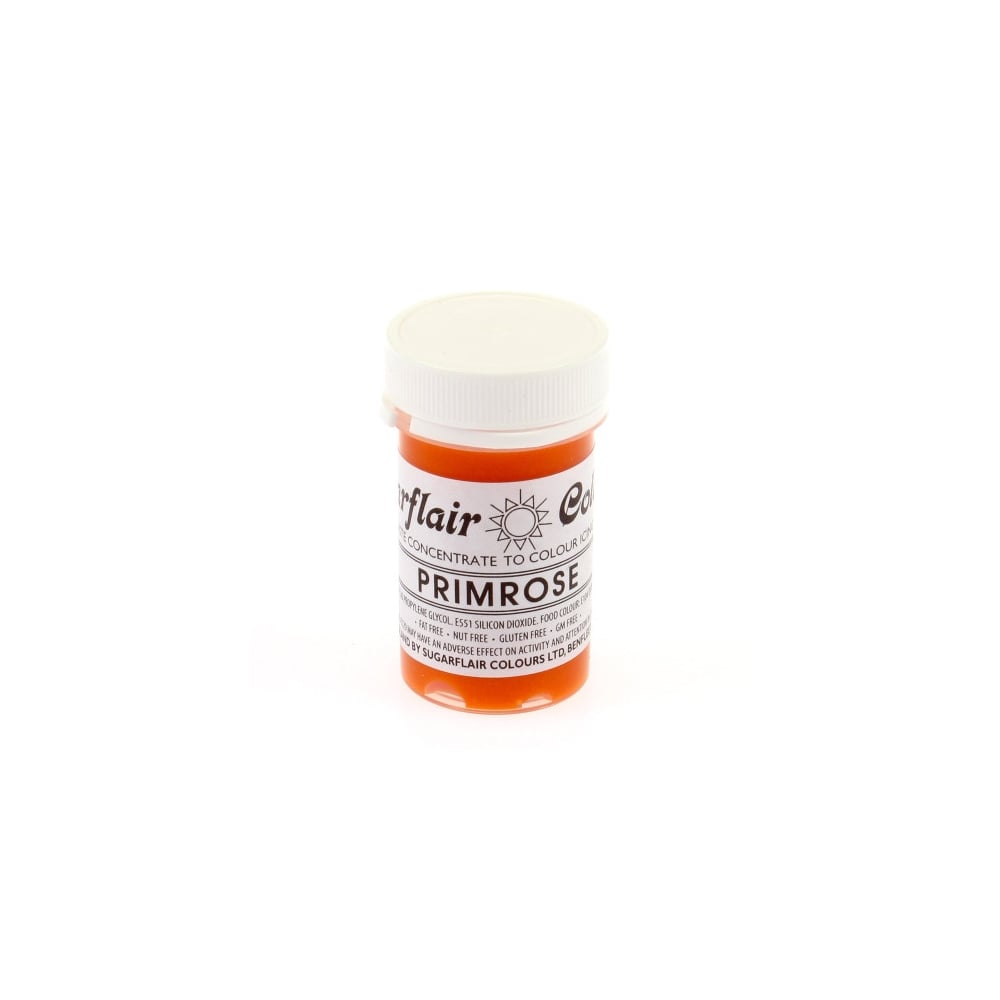 Sugarflair Primrose - Tartranil Paste Concentrate Colouring 25g