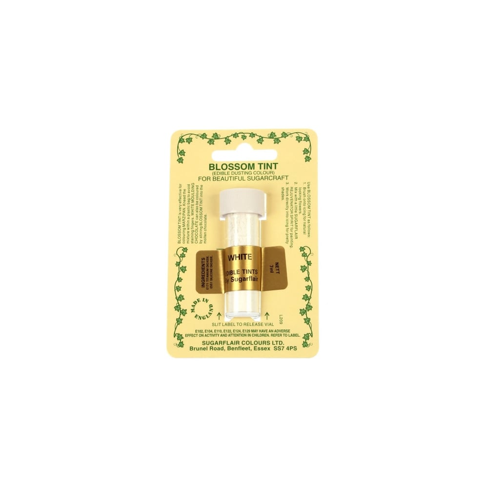 Sugarflair White - Blossom Tint Dusting Colour 7ml