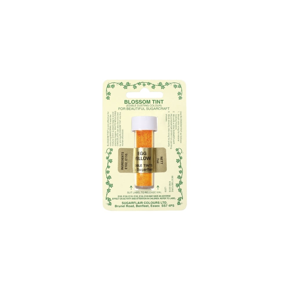 Sugarflair Egg Yellow - Blossom Tint Dusting Colour 7ml