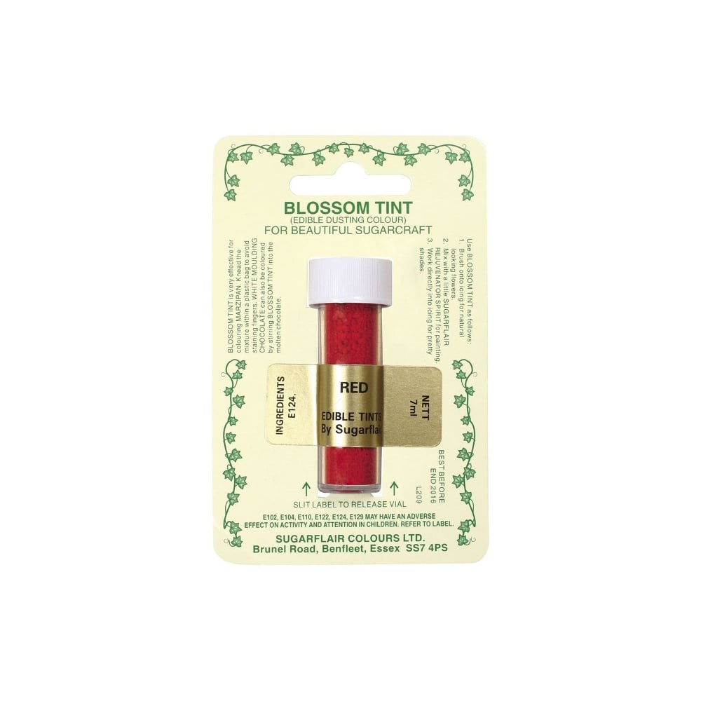 Sugarflair Red - Blossom Tint Dusting Colour