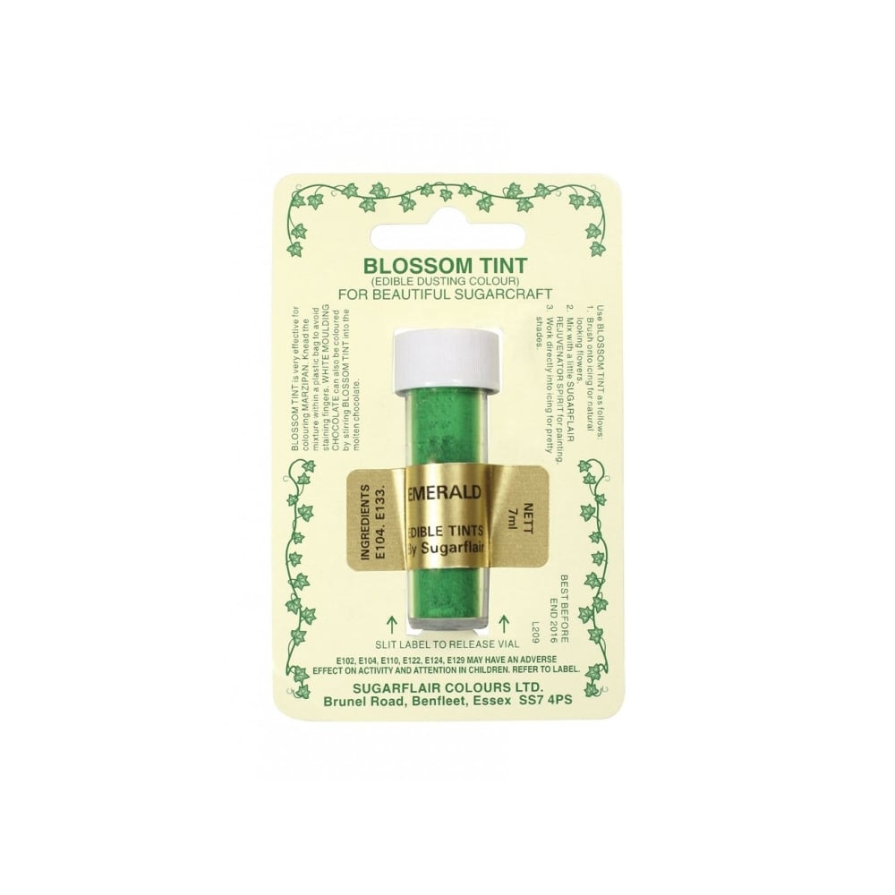 Sugarflair Emerald - Blossom Tint Dusting Colour
