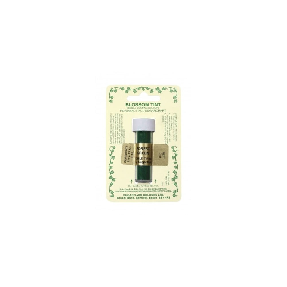 Sugarflair Forest Green - Blossom Tint Dusting Colour