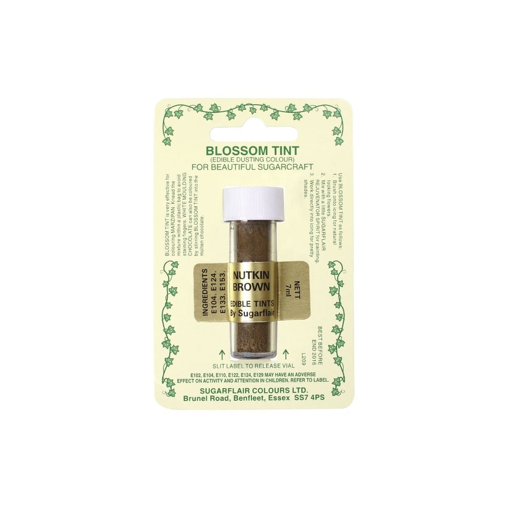 Sugarflair Nutkin Brown - Blossom Tint Dusting Colour