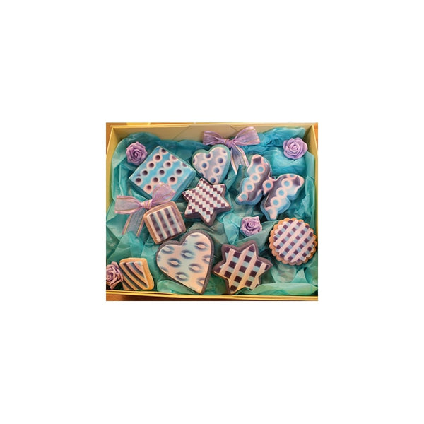 Cake Lace Vivian Squares And Diamonds Stencil Set Of 2
