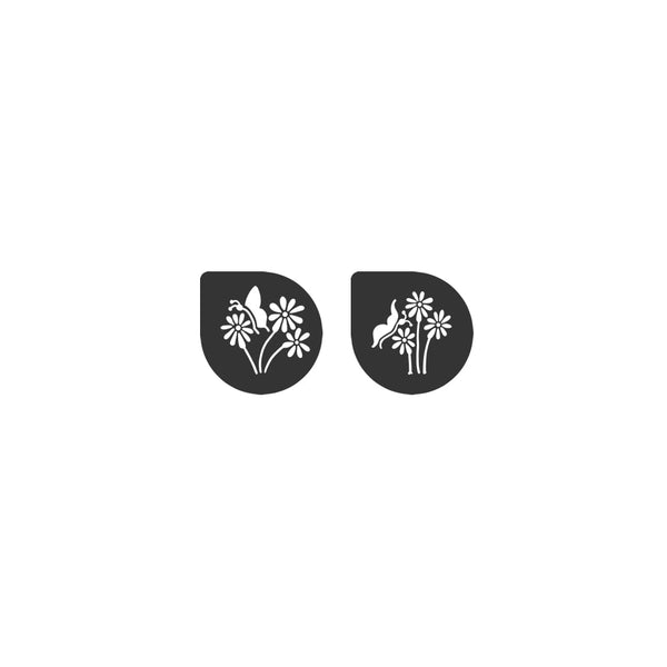 Cake Lace Beatrice Butterflies Stencil Set Of 2