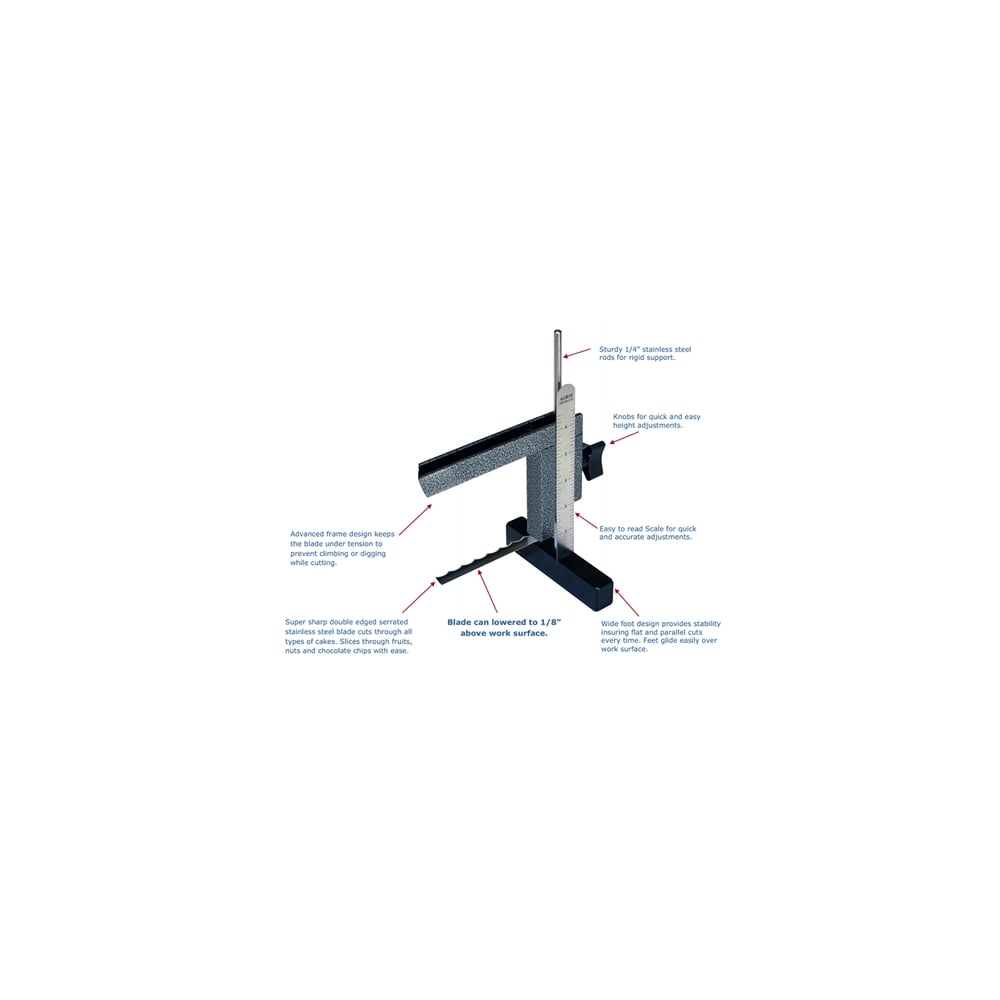 Agbay 20" Single Blade Advanced Cake Leveller & Cutting Blade