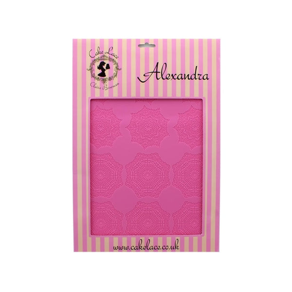 Cake Lace Alexandra - 3D Large Lace Strip Mat