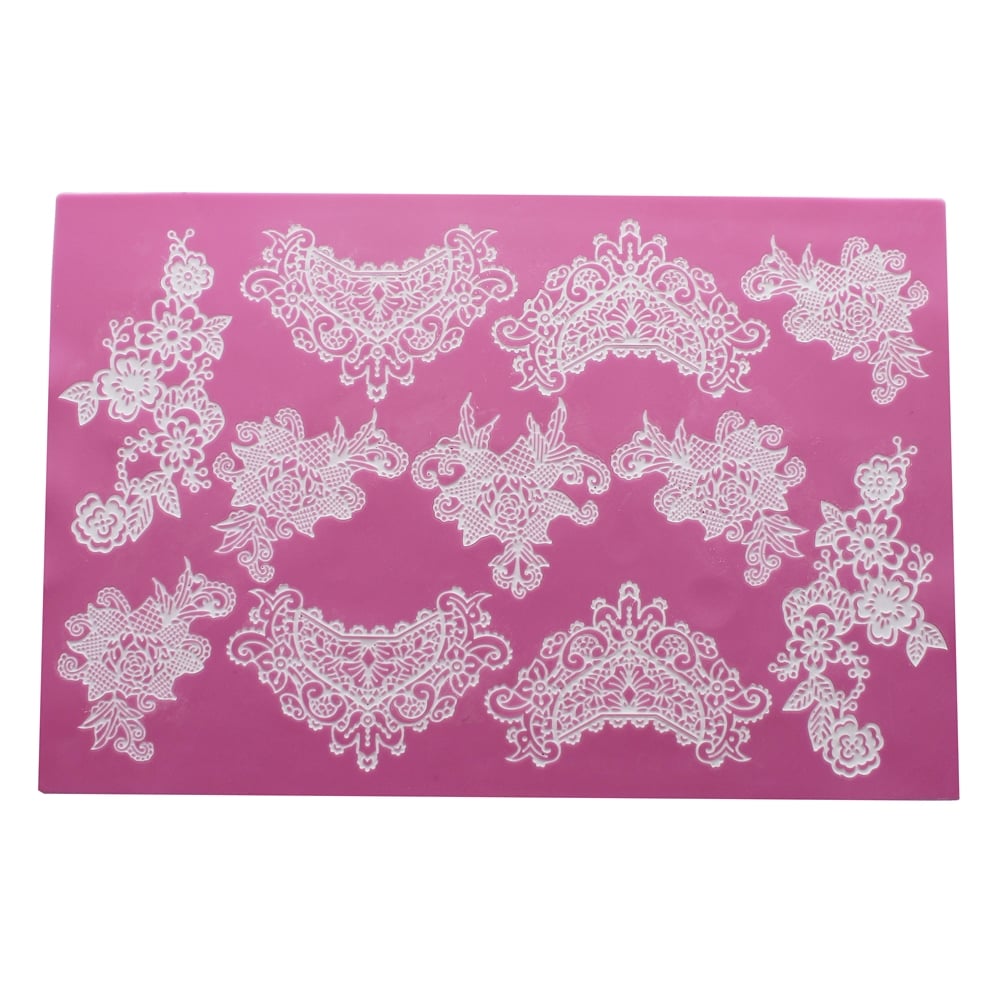 Cake Lace Sweet Lace - 3D Large Lace Strip Mat