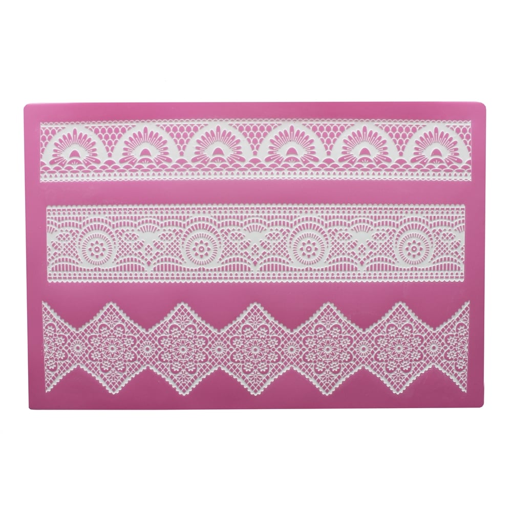 Cake Lace Art Deco - 3D Large Lace Strip