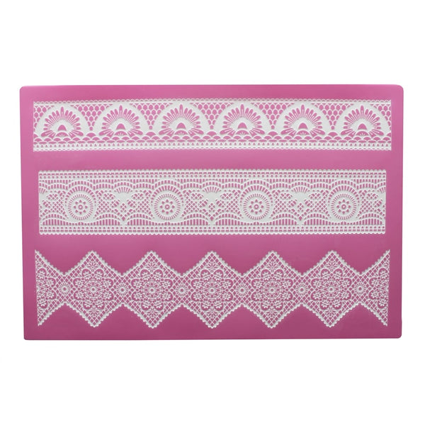 Cake Lace Art Deco - 3D Large Lace Strip