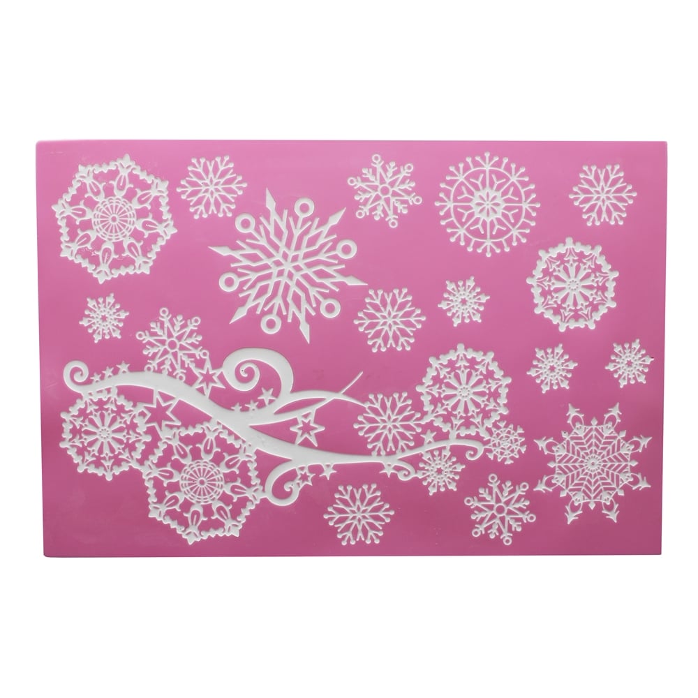 Cake Lace Frozen Crystal - 3D Large Lace Strip Mat