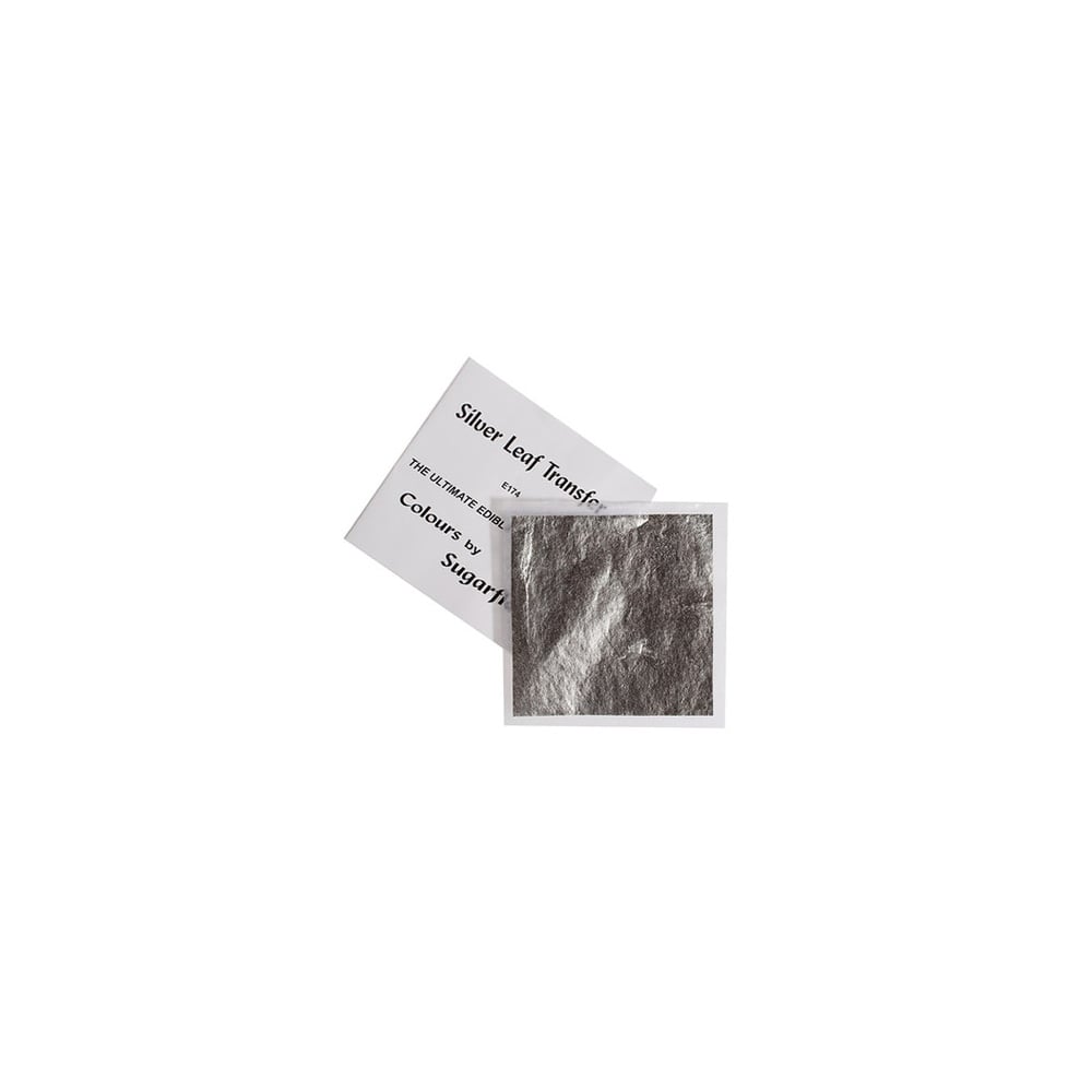 Sugarflair Silver - Edible Leaf Transfer