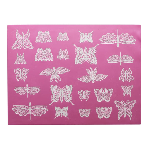Cake Lace Beautiful Butterflies - 3D Large Lace Mat