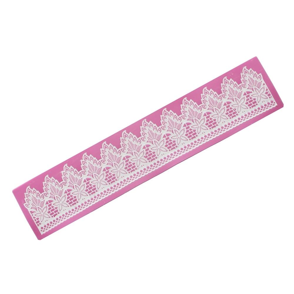 Cake Lace Peacock - 3D Lace Strip Mat