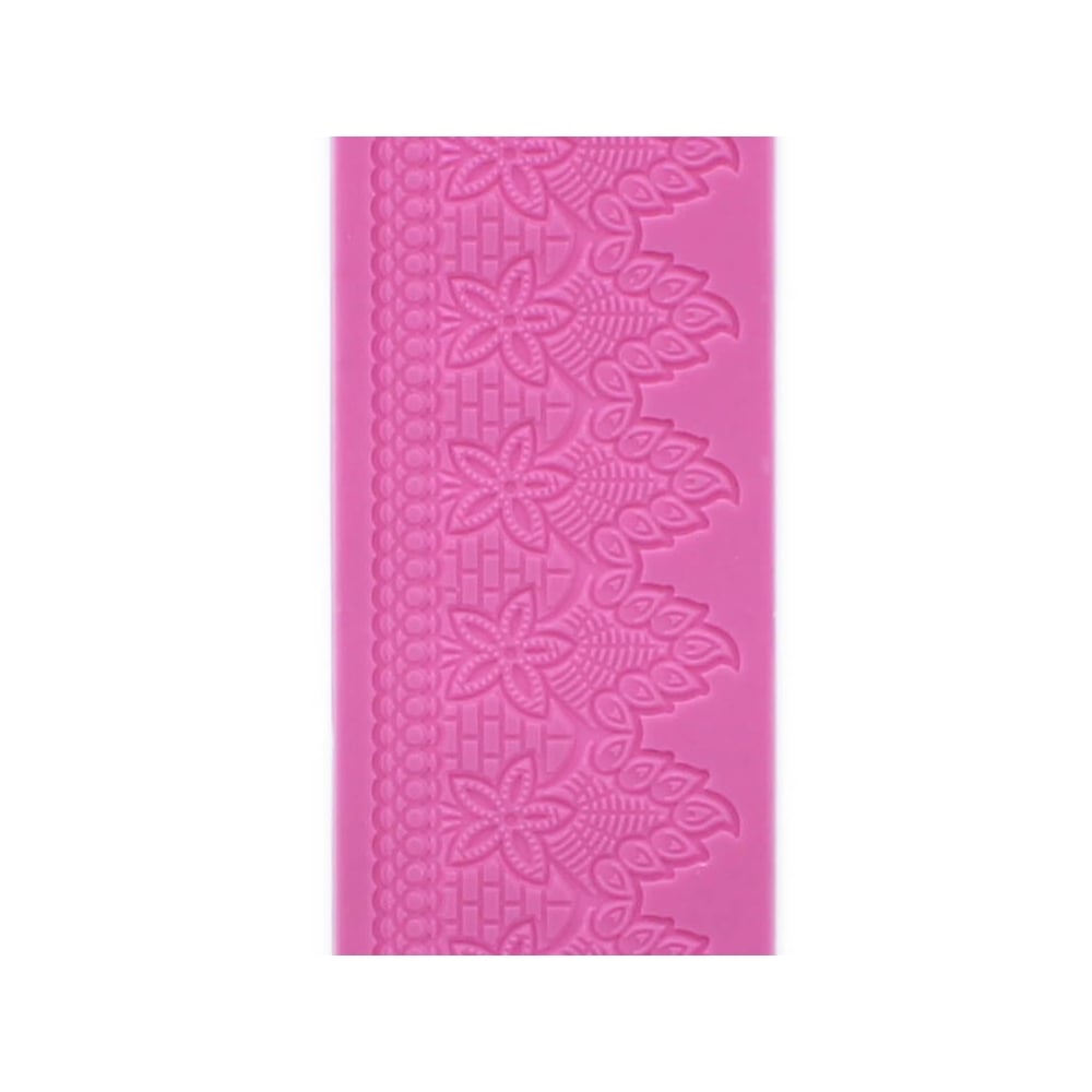Cake Lace Peacock - 3D Lace Strip Mat
