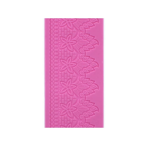 Cake Lace Peacock - 3D Lace Strip Mat