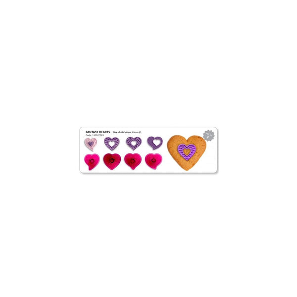 PME Fantasy Hearts Cutter Set Of 4