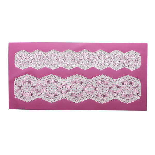 Cake Lace Broderie Anglaise - 3D  Lace Strip Mat