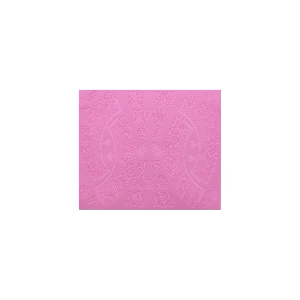 Cake Lace Butterflies - 3D Large Lace Cupcake Wrapper Mat