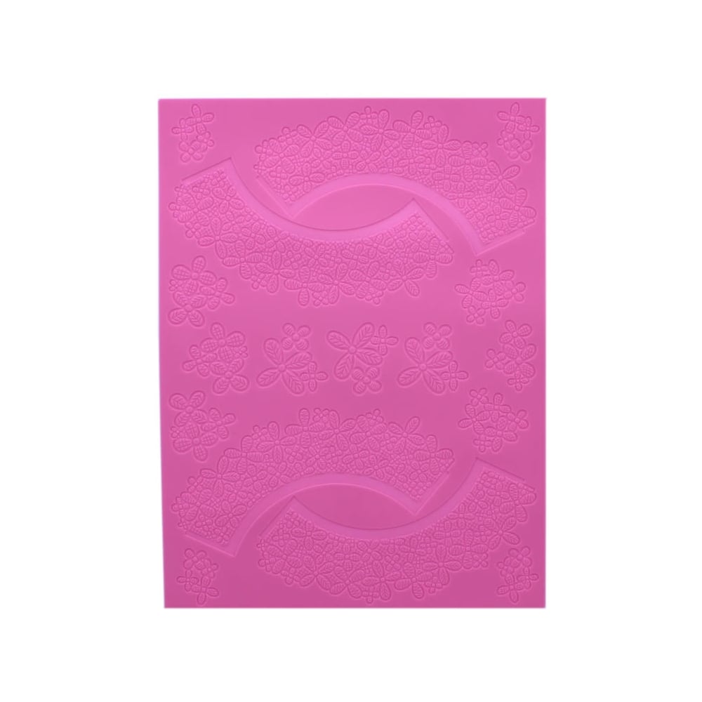 Cake Lace Victoriana - 3D Large Lace Cupcake Wrapper Mat