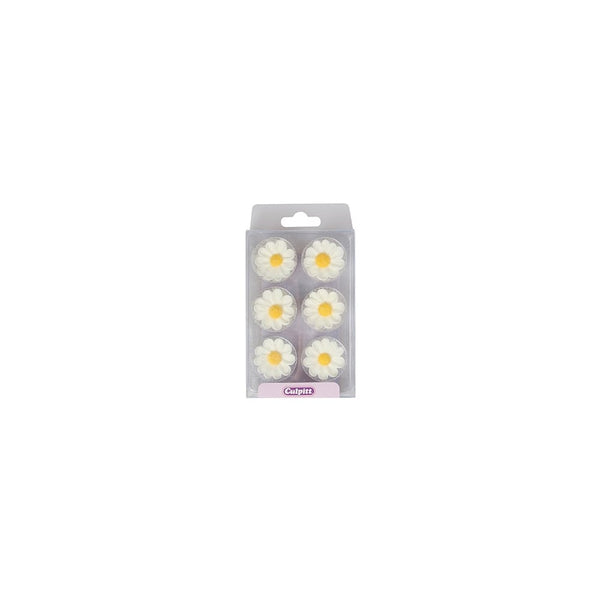 Culpitt Daisy Edible Royal Icing Toppers x 12