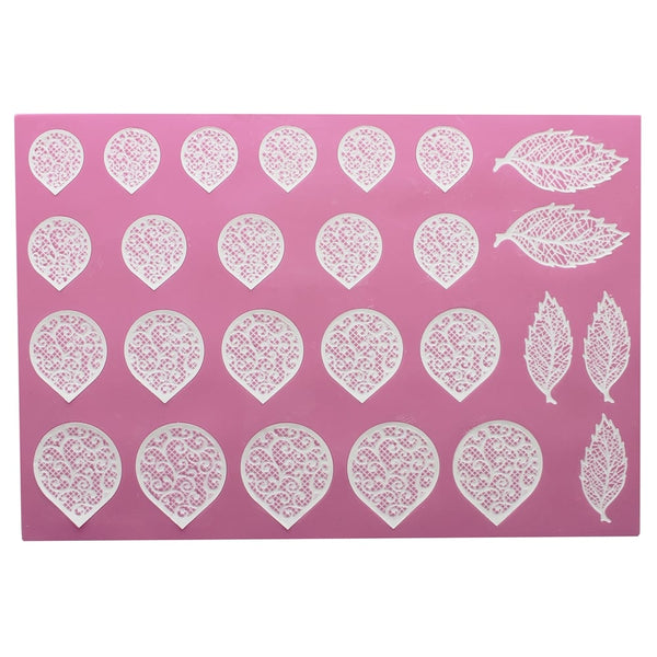 Cake Lace Florence Flower - 3D Large Cake Lace Mat