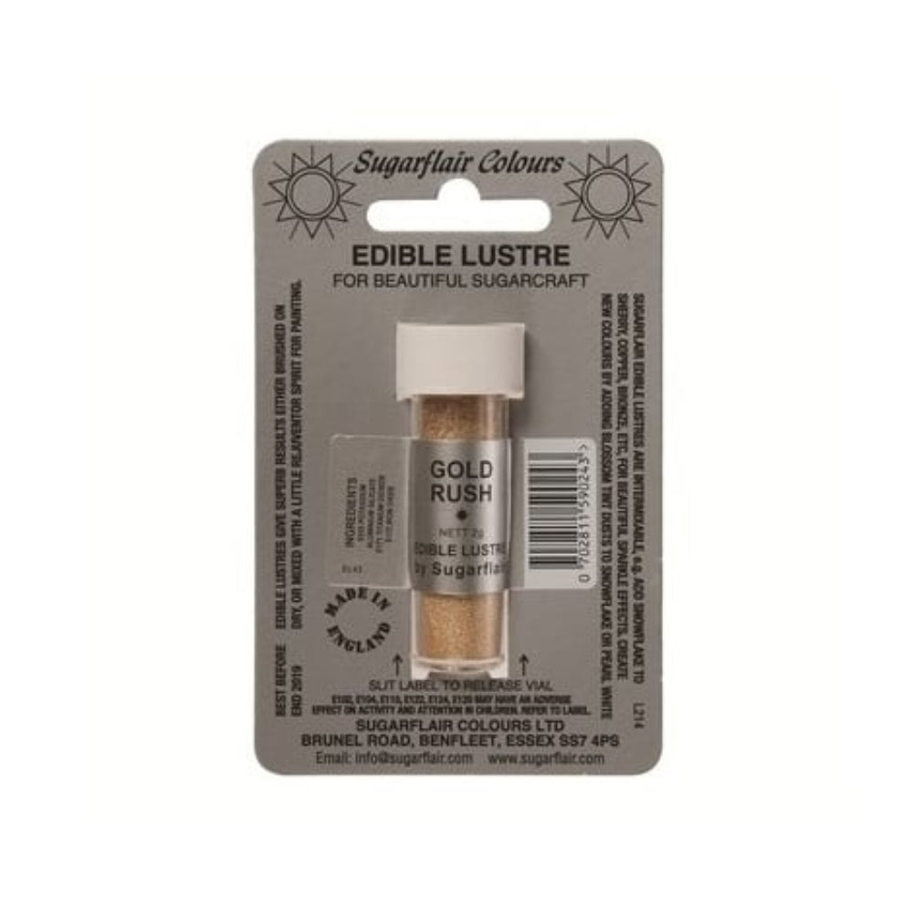 Sugarflair Gold Rush - Edible Lustre Dust 2g