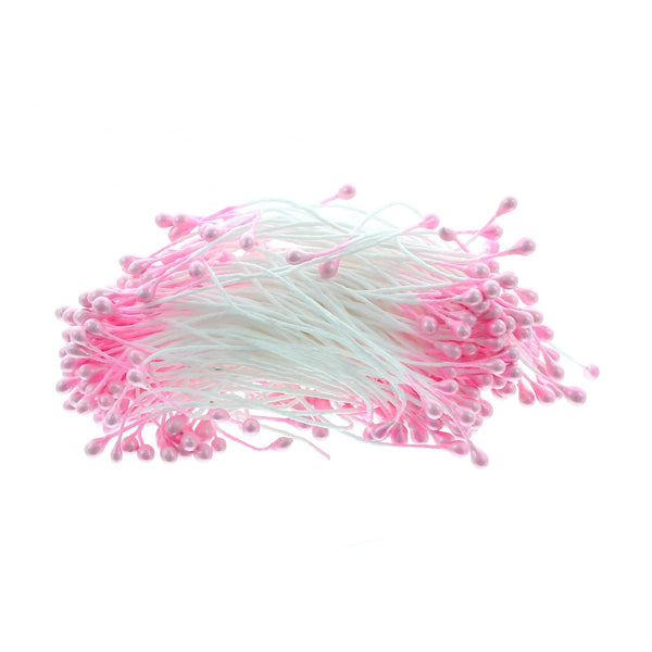 Unknown/Discontinued Pink Double Ended Flower Stamens x 280
