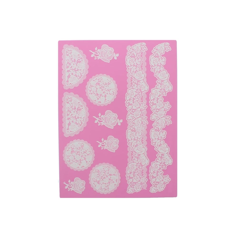 Cake Lace Vintage Rose - 3D Large Lace Mat