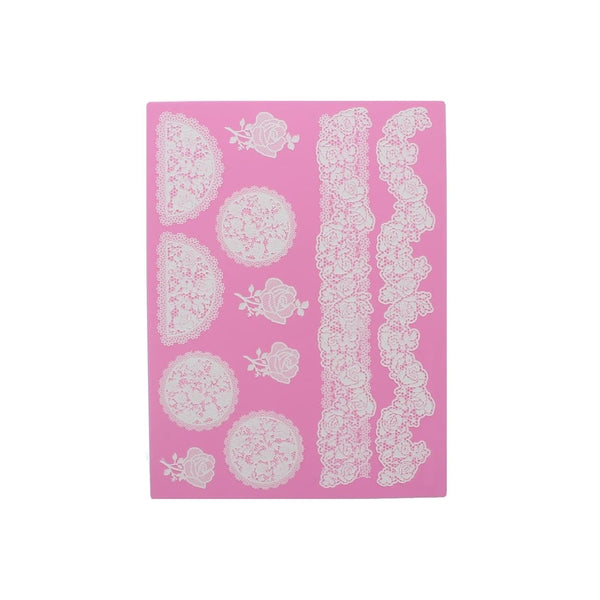Cake Lace Vintage Rose - 3D Large Lace Mat