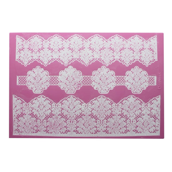 Cake Lace Damask - 3D Large Lace Mat