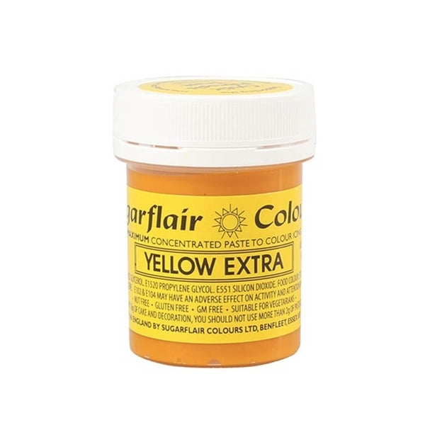 Sugarflair Yellow Extra - Max Concentrated Paste Colouring 42g
