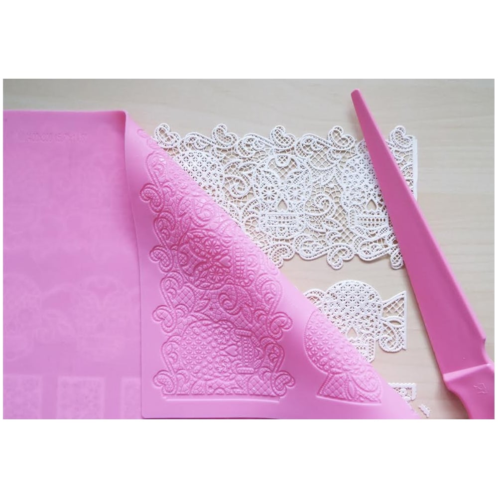 Cake Lace Day Of The Dead - 3D Large Lace Mat