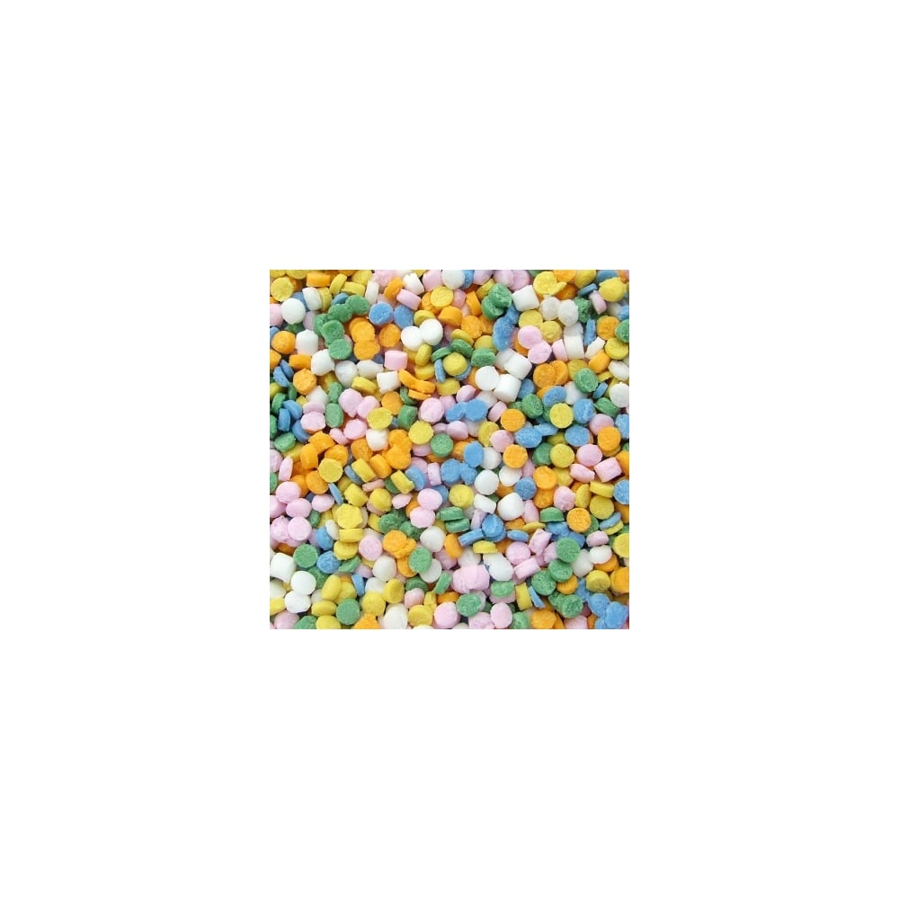 Quality Sprinkles Pastel Rainbow Confetti Dots 65g