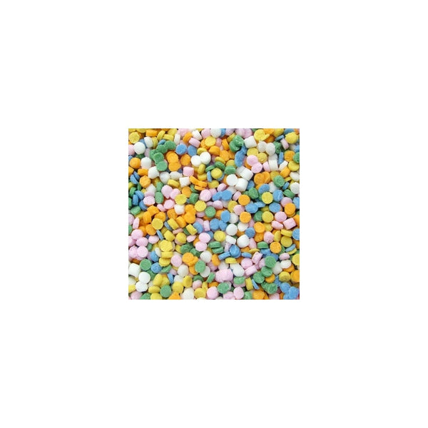 Quality Sprinkles Pastel Rainbow Confetti Dots 65g