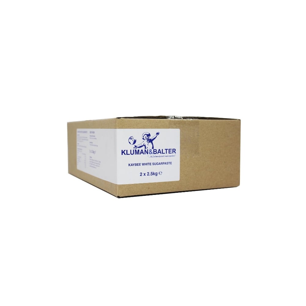 Whisked Away White Kaybee Sugar Paste 5kg - Kluman And Balter