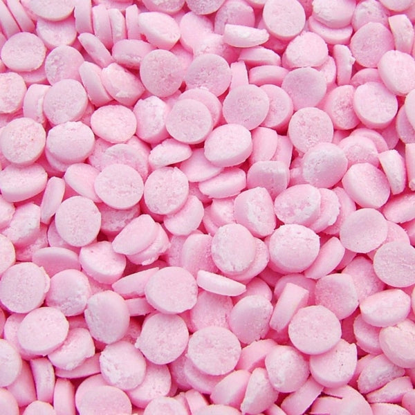 Quality Sprinkles Bright Pink Confetti Sequin Sprinkles 65g