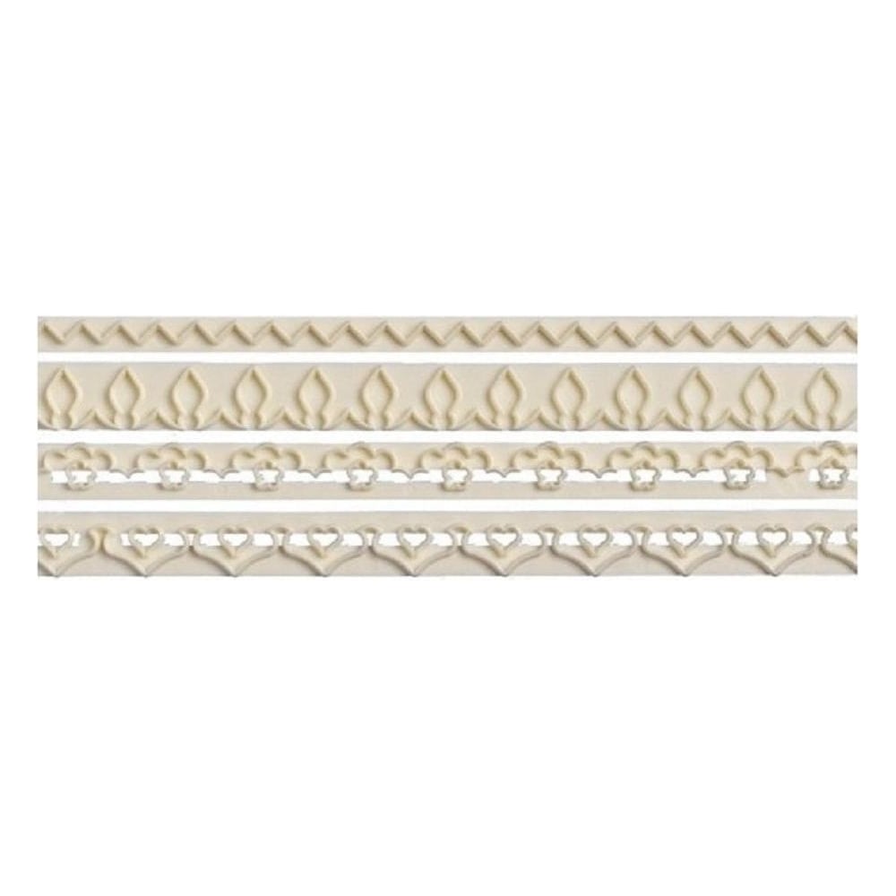 FMM Straight Frill 5-8 Set Of 4 Tappit Cutters - FMM