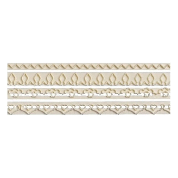 FMM Straight Frill 5-8 Set Of 4 Tappit Cutters - FMM