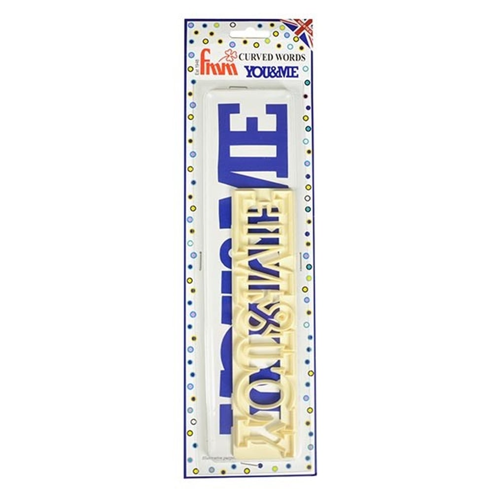 FMM You And Me Curved Words Cutter